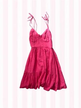 wild fable Hot Pink Tie-Strap Sundress